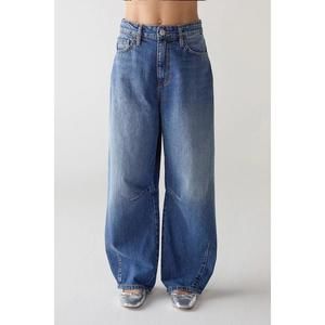 NEW SHAFT JEANS over barrel jeans in patriot denim
